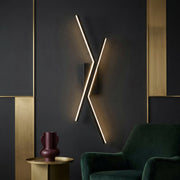 Aplica LED Modern VALLE Black 62cm Echivalent 100W