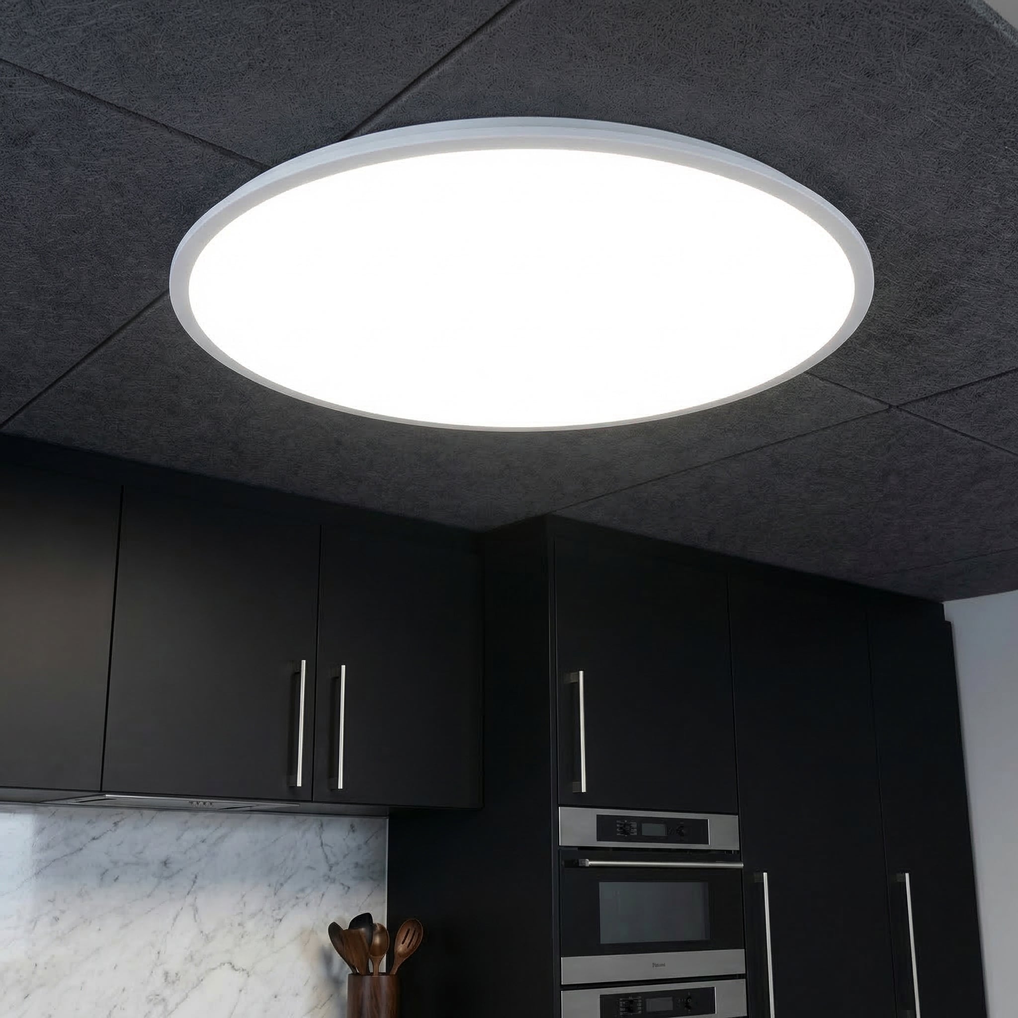Plafoniera LED 40W Rotunda DAHLIA White Lumina Neutra Echivalent 300W