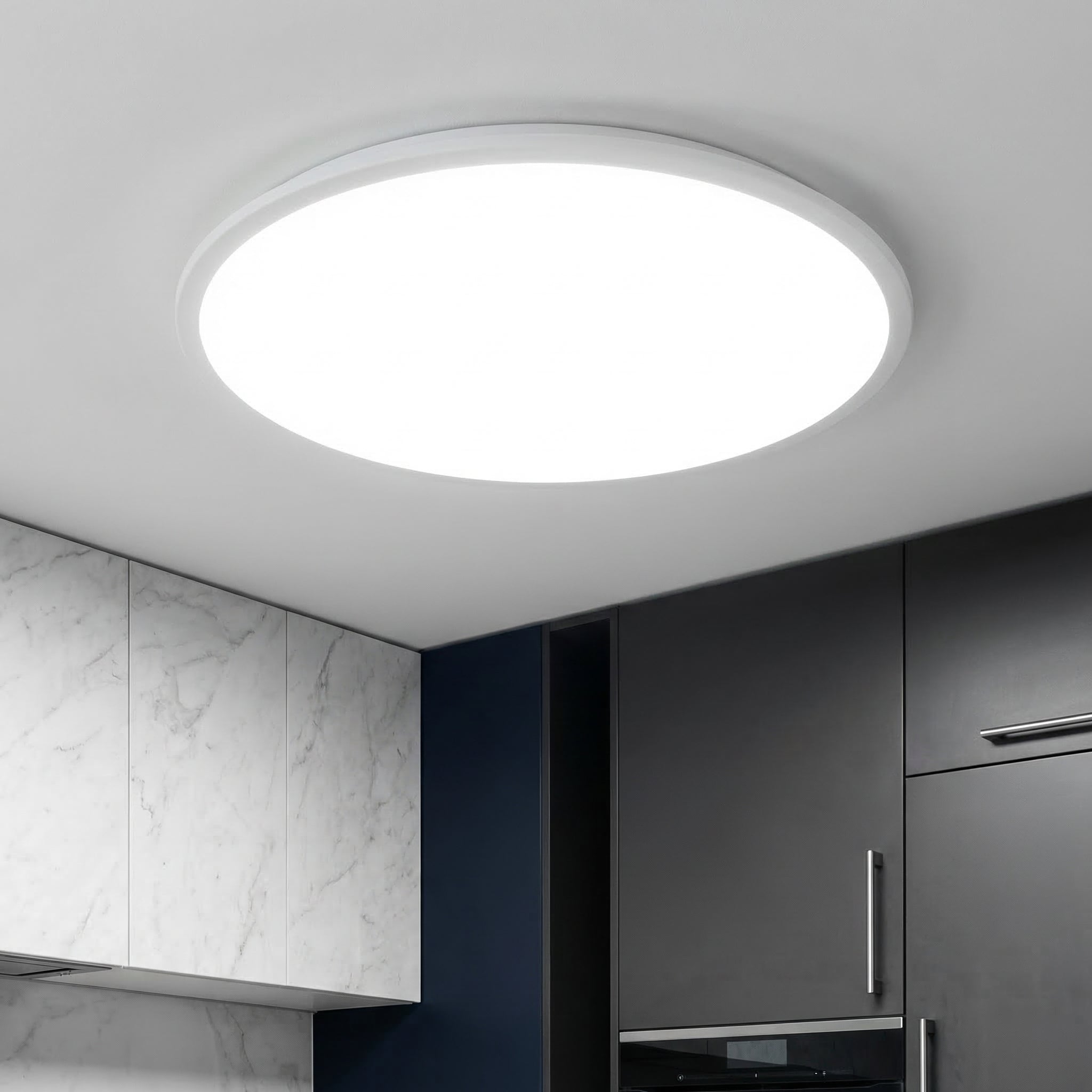 Plafoniera LED 24W Rotunda DAHLIA Slim White Lumina Rece Echivalent 180W