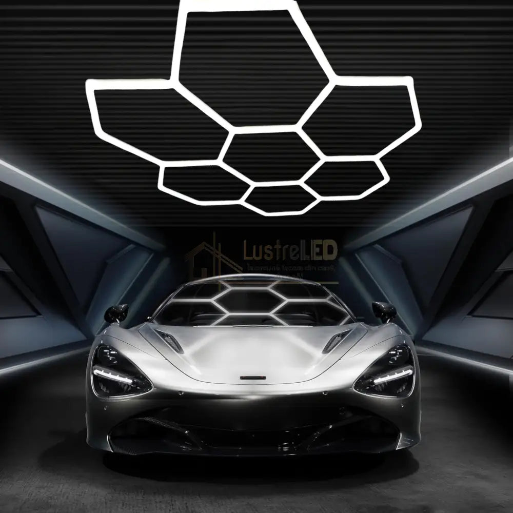Honeycomb Led 7 Hexagoane Luminoase 240W 244 X 235 Cm Honeycomb Light