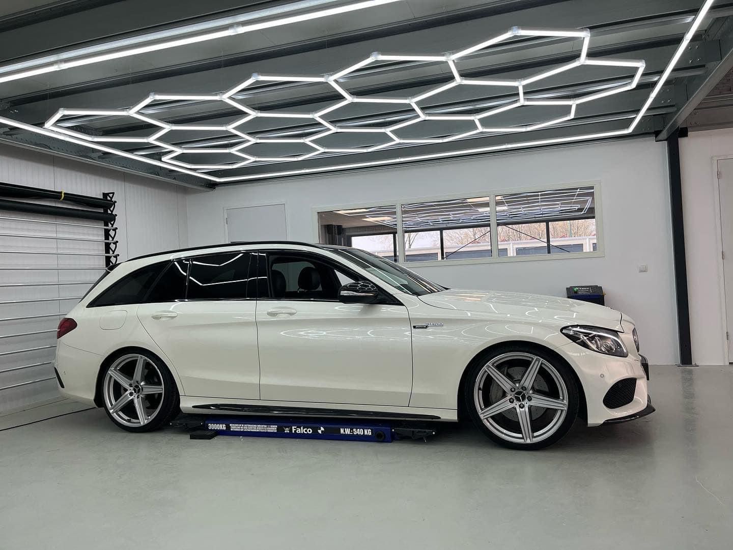 HoneyComb LED Hexagon Luminos PREMIUM Rama De Aluminiu