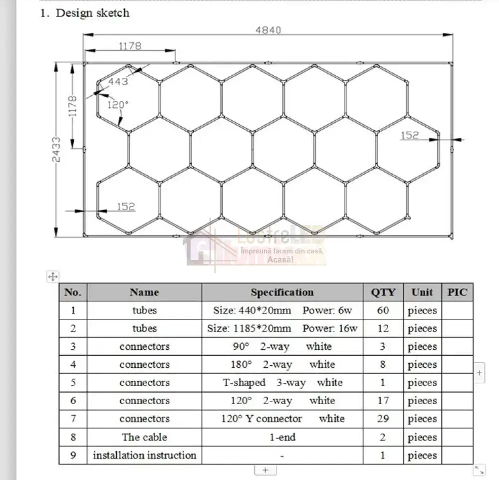 Honeycomb Led Hexagon Luminos Honeycomb Lights