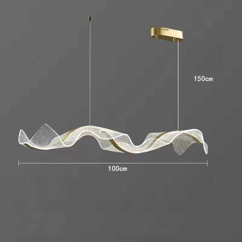 Lustra LED Suspendata LUXURY DUNES Echivalent 400W Telecomanda Resigilat R3