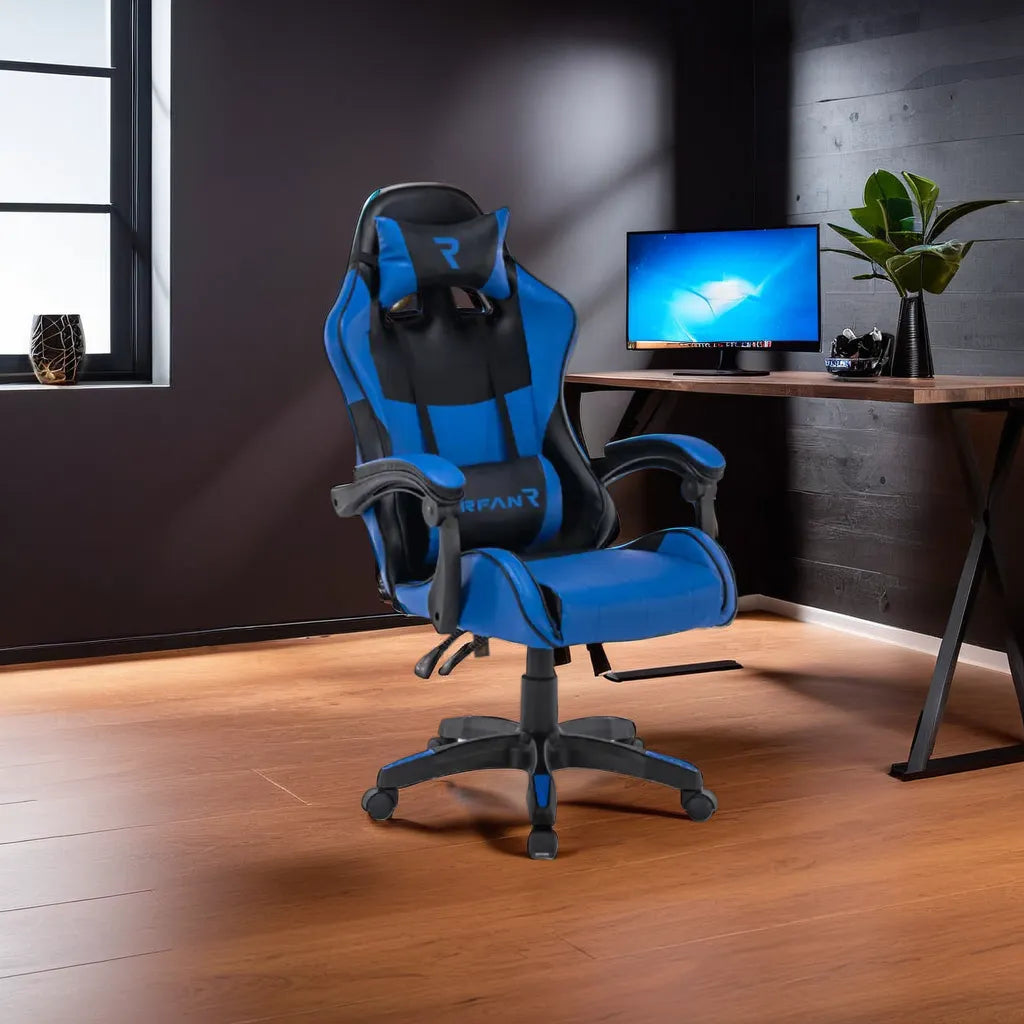 Scaun de Gaming, Tron Thrones, Blue-Black BOC-730