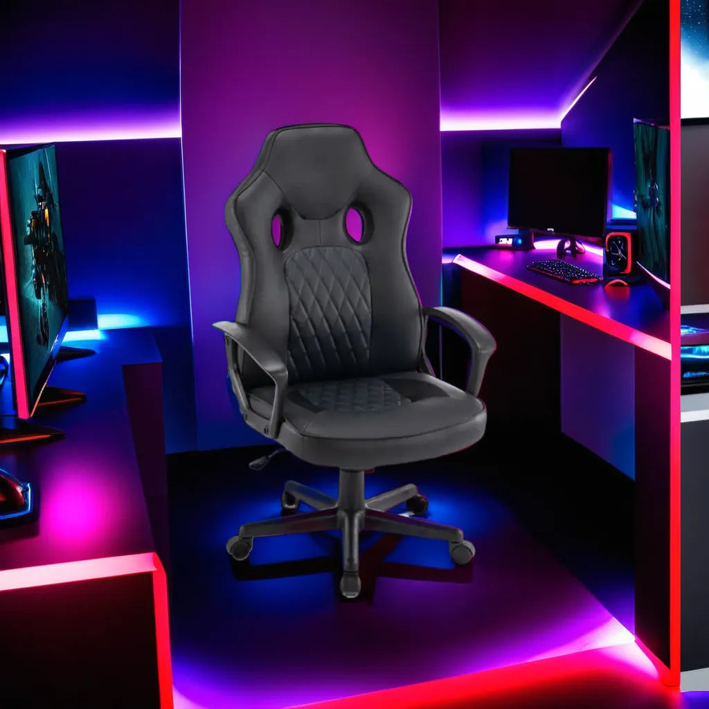Scaun de Gaming Reglabil Professional NexaGlide WF-6040 Black