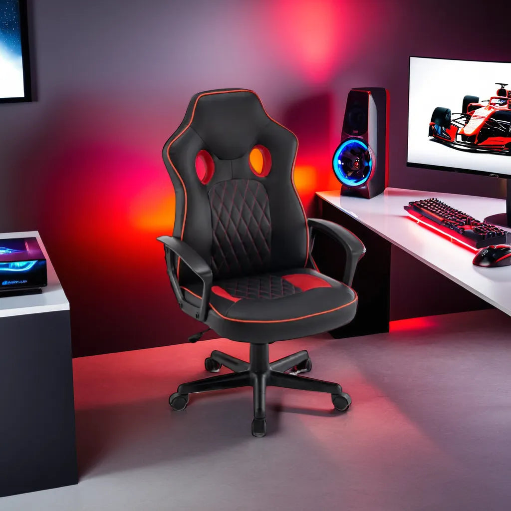 Scaun de Gaming Reglabil Professional NexaGlide WF-6040 Red