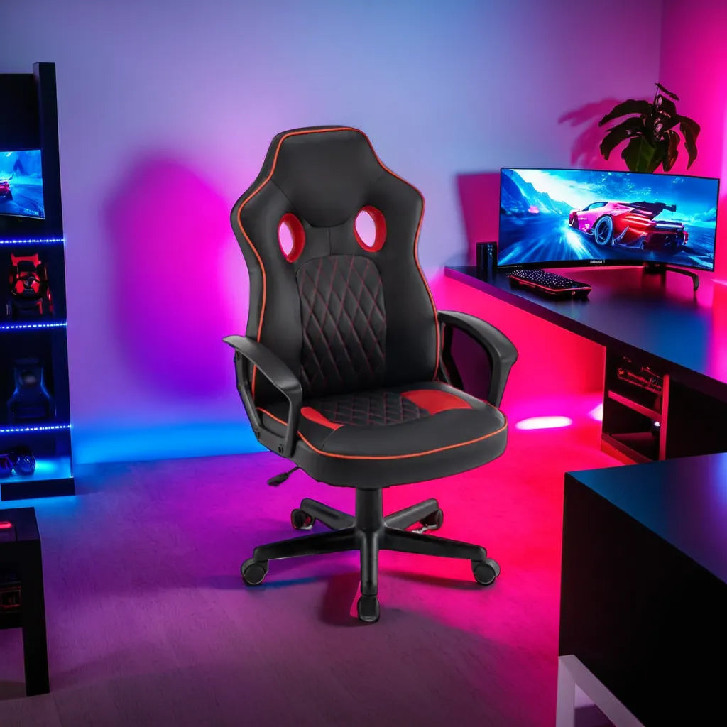 Scaun de Gaming Reglabil Professional NexaGlide WF-6040 Red