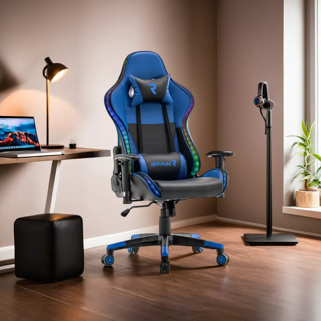 Scaun de Gaming, PREMIUM, Immersion Chairs, Blue BOC-778