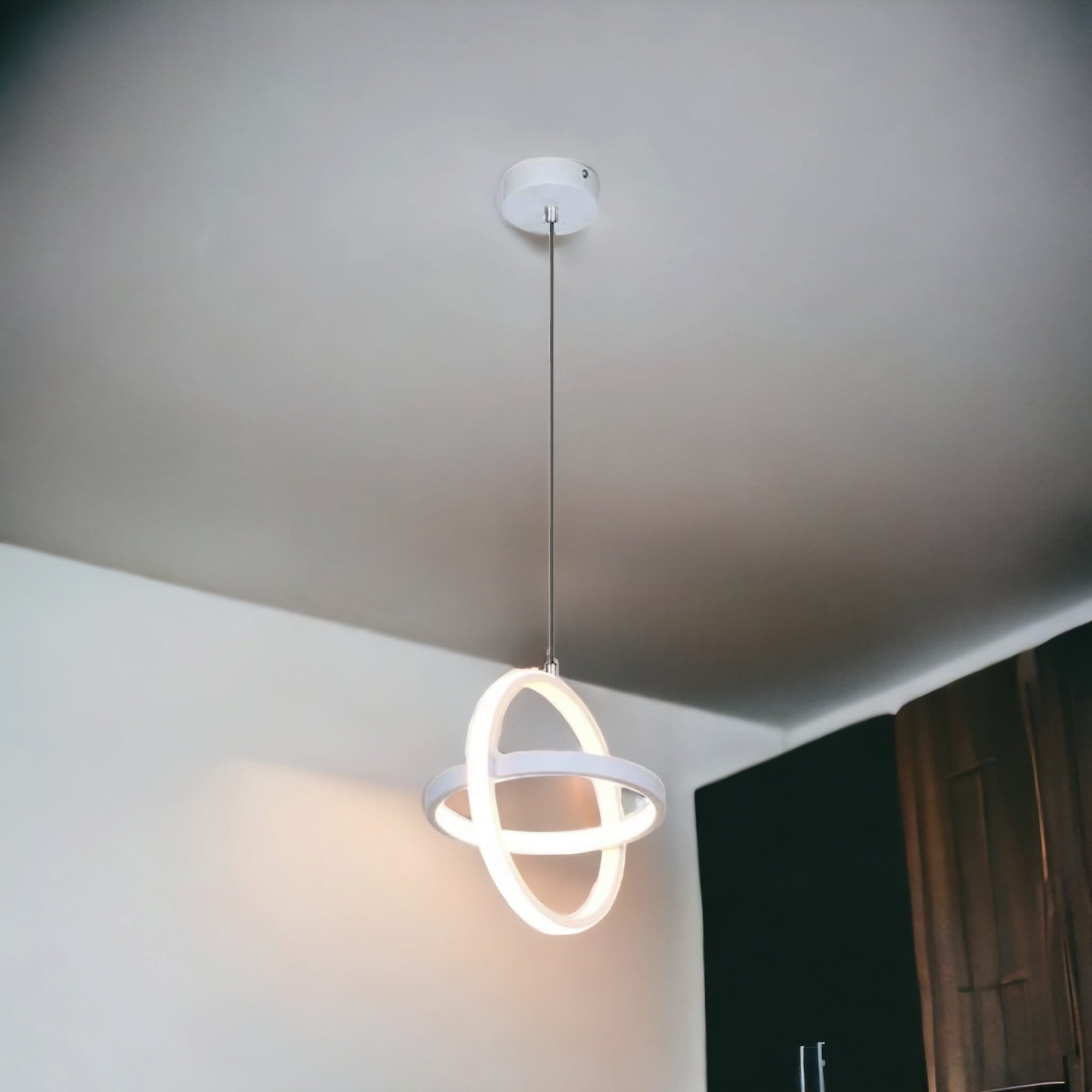 Lustra LED Suspendata INFINITY RINGS Echivalent 200W