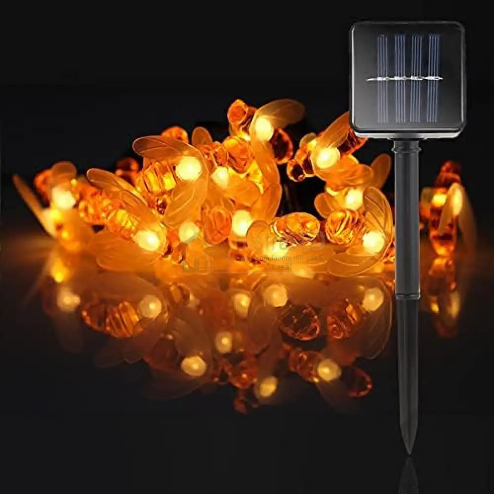 Instalatie Led Albinuta Liniara Solara 50 Led-Uri 6.5M Christmas Lighting