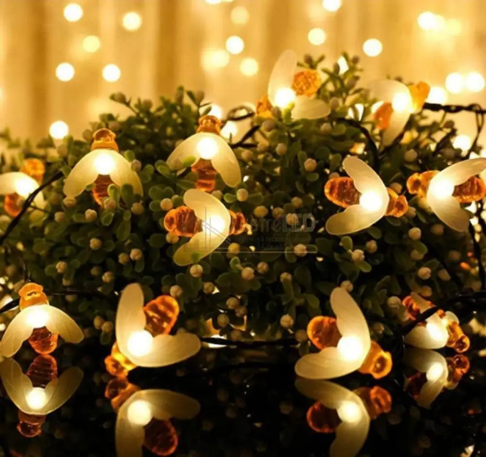 Instalatie Led Albinuta Liniara Solara 50 Led-Uri 6.5M Christmas Lighting