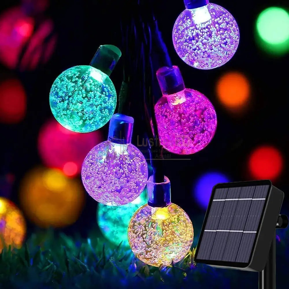 Instalatie Led Bubble Liniara Solara 50 Led-Uri 6.5M Christmas Lighting