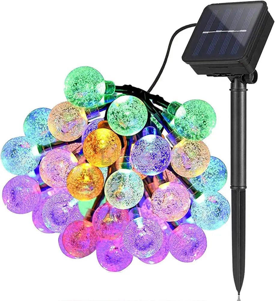 Instalatie Led Bubble Liniara Solara 50 Led-Uri 6.5M Christmas Lighting