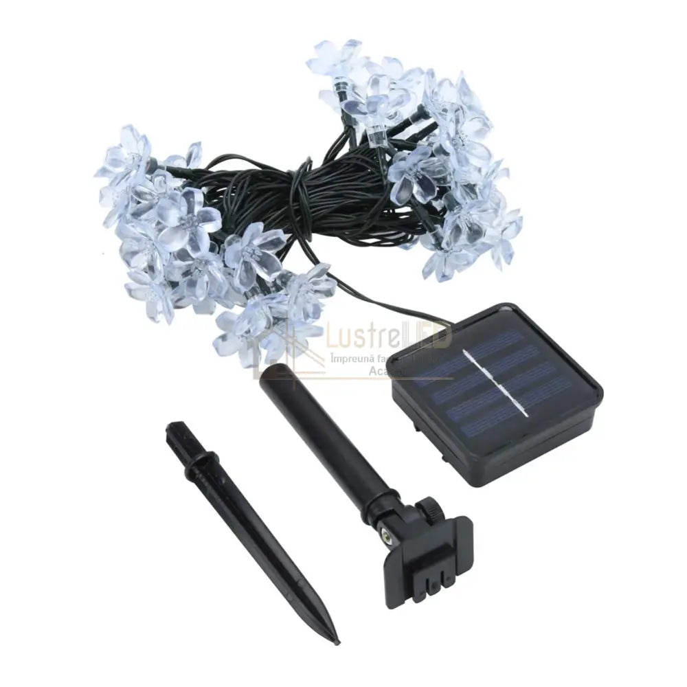 Instalatie Led Flowers Liniara Solara 50 Led-Uri 6.5M Christmas Lighting