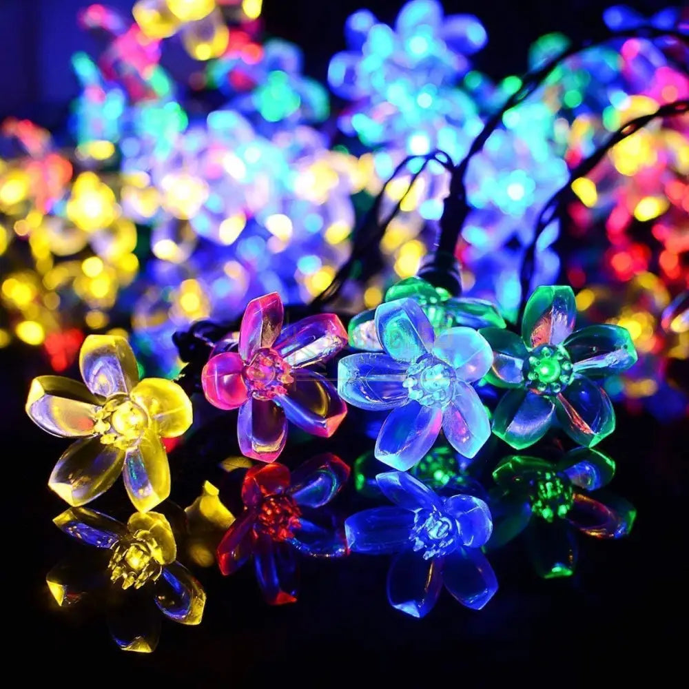 Instalatie Led Flowers Liniara Solara 50 Led-Uri 6.5M Christmas Lighting