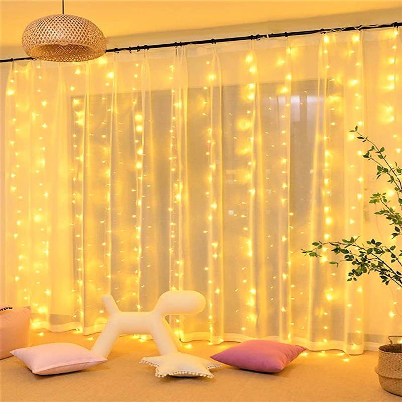 Instalatie LED Perdea Ploaie 120 LED-URI Hexagon 3X1M Fir Negru Diverse Culori