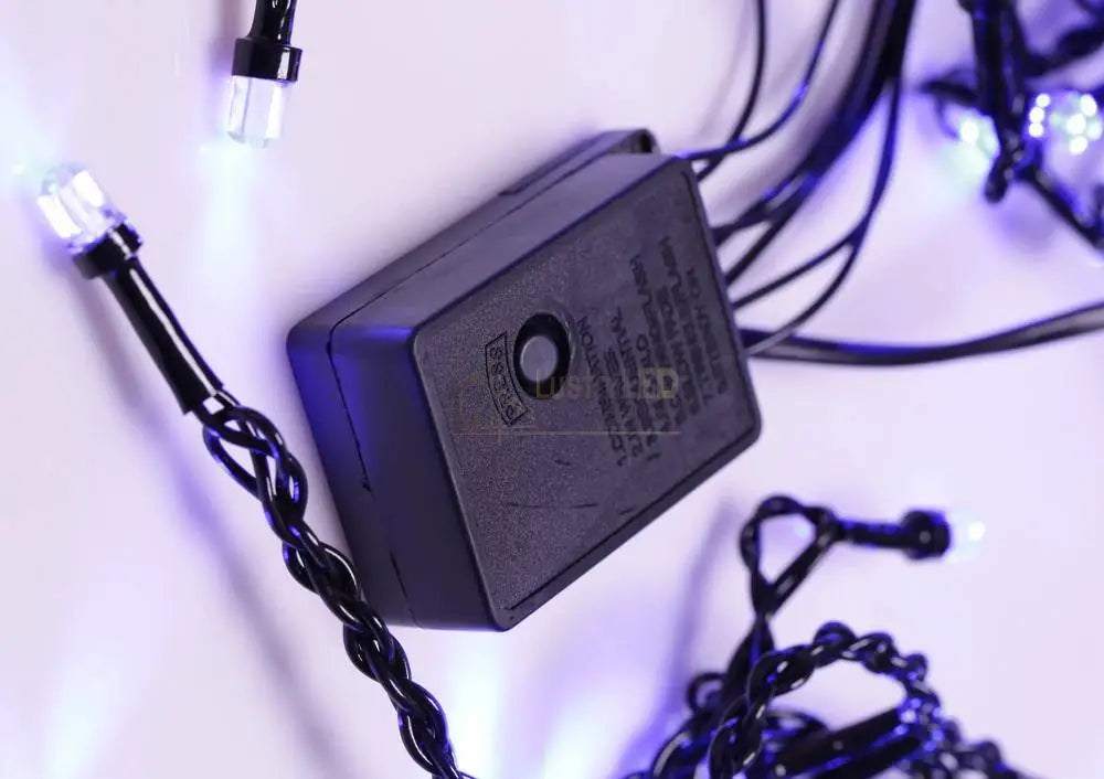 Instalatie Led Perdea Turturi 143 Led-Uri Hexagon 5X0.6M Fir Negru Diverse Culori Christmas Lighting