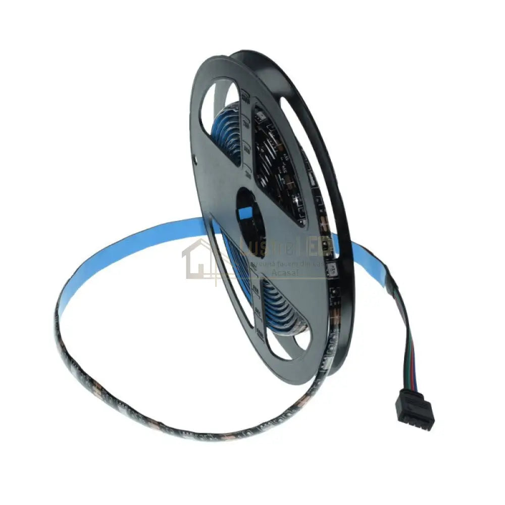 Kit Banda Led Rgb 12V Ip65 Smart 3 Metri Usb Tv Telecomanda Rf Strips