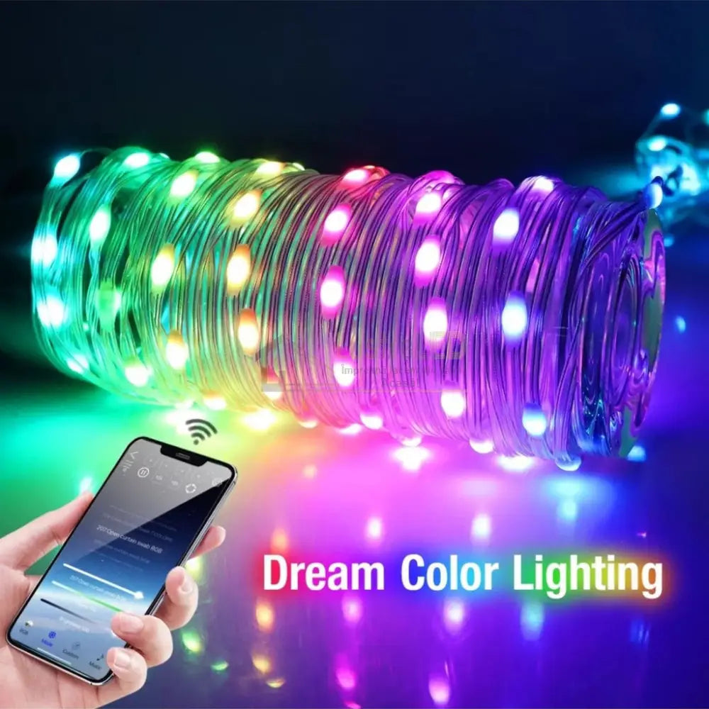 Kit Banda Led Rgb Ic Smart Digital 12V 10M Usb Telecomanda 24 Taste Strips