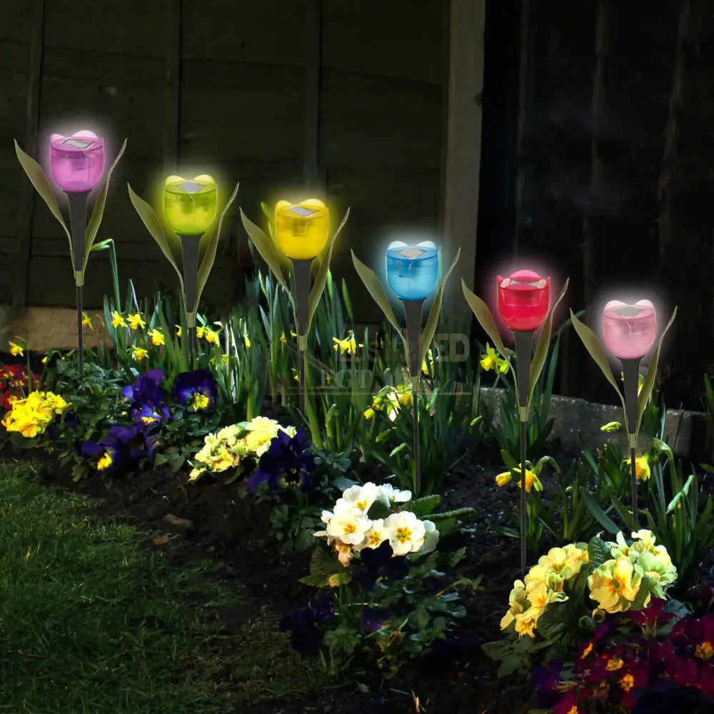 Lalea Led Cu Incarcare Solara - Diverse Culori Solar Lamp