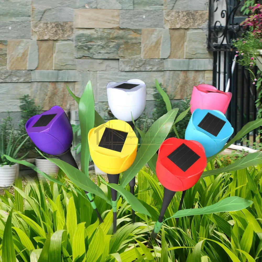 Lalea Led Cu Incarcare Solara - Diverse Culori Solar Lamp