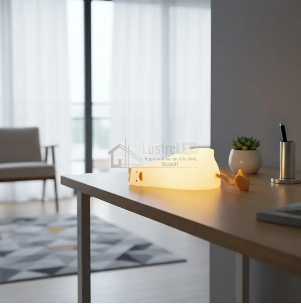 Lampa de Veghe LAZY CHICKEN Portabila LED RGB