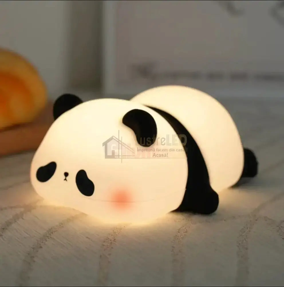 Lampa de Veghe LAZY PANDA Portabila LED RGB