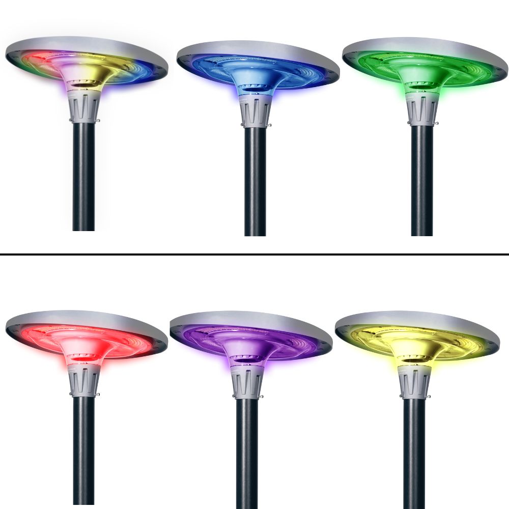 Lampa LED Solara UFO 2200Lumeni SMART cu Telecomanda RGBWCCT
