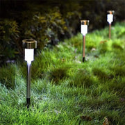 Lampa Led Solara De Gradina Pluton Silver Solar Lamp