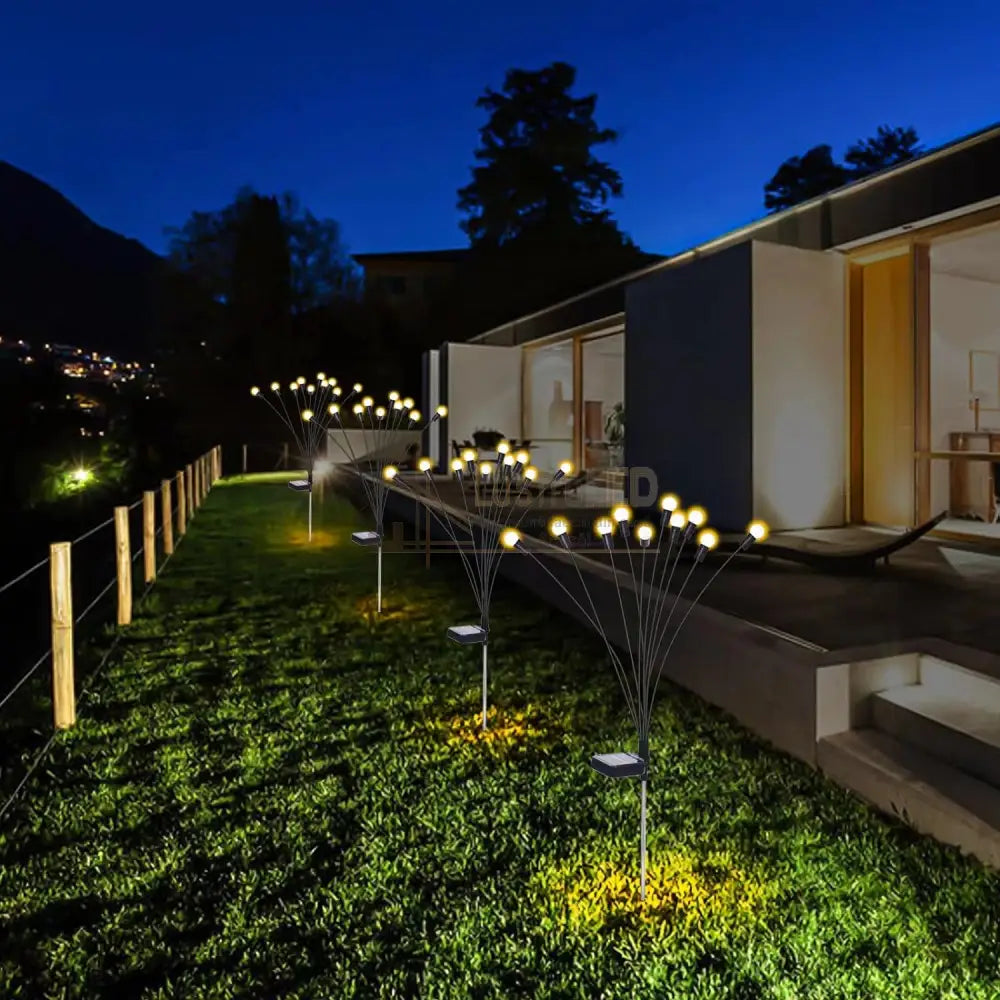 Lampa Led Solara Fireflys - Set 2 Buc Landscape Pathway Lighting