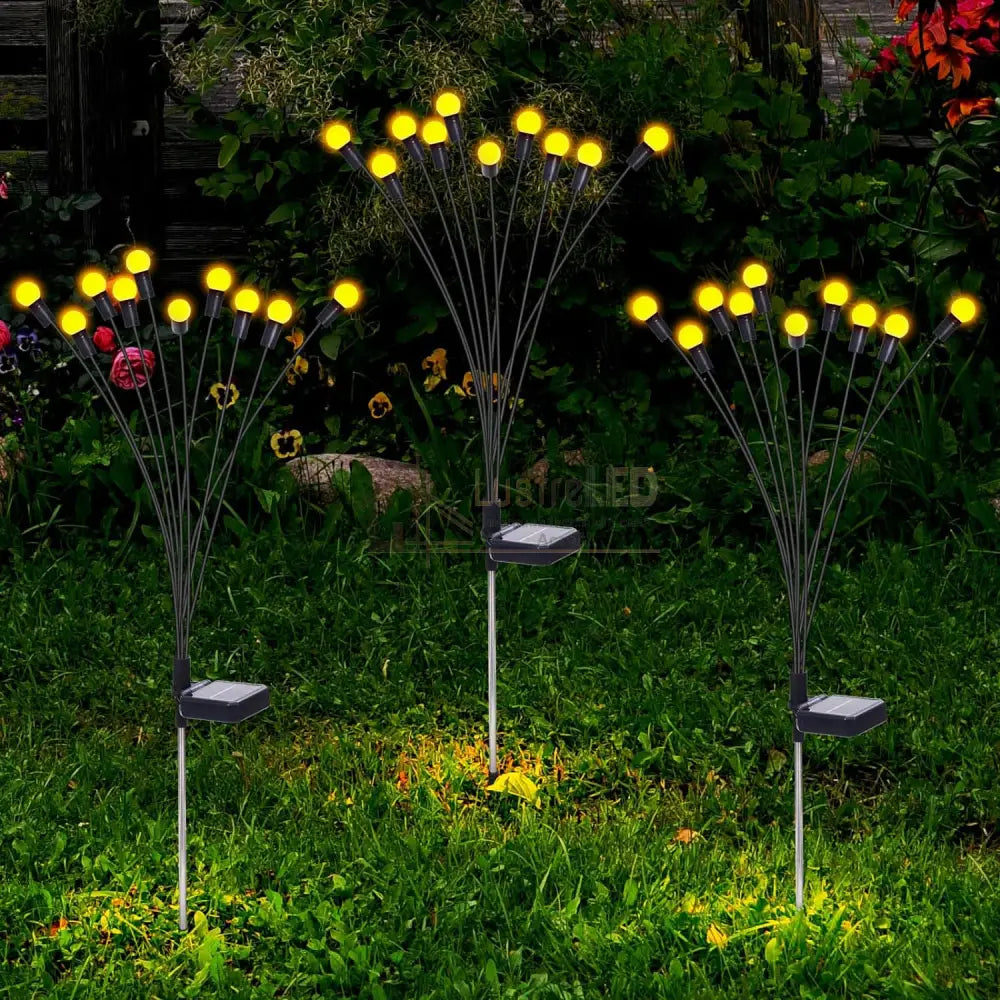 Lampa Led Solara Fireflys - Set 2 Buc Landscape Pathway Lighting