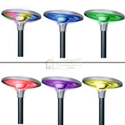 Lampa Led Solara Ufo 2200Lumeni Smart Cu Telecomanda Rgbwcct Solar Lamp