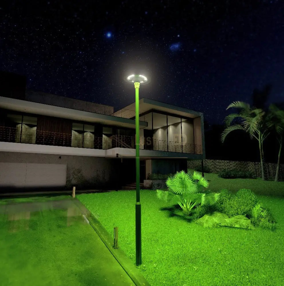 Lampa Led Solara Ufo 2200Lumeni Smart Cu Telecomanda Rgbwcct Solar Lamp