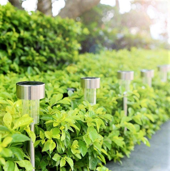 Lampa LED Solara de Gradina Pluton Silver