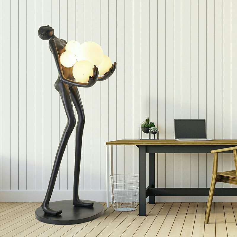 Lampadar Luxury OMNIO Black 180cm