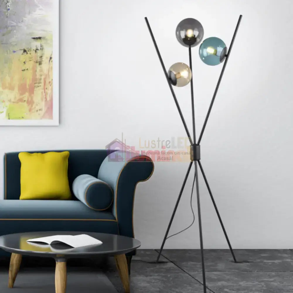 Lampadar Abajur 3x E14 LANCE lustreled.ro