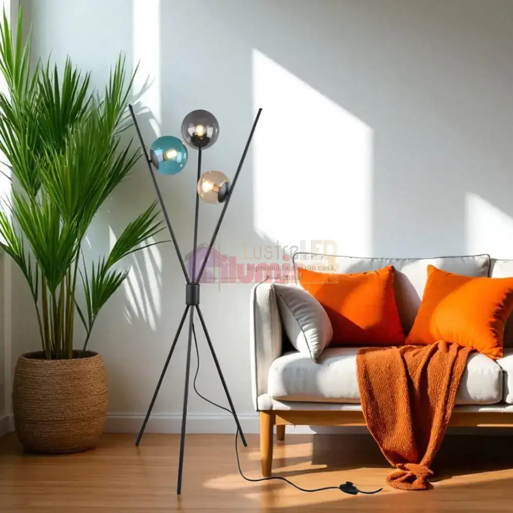 Lampadar Abajur 3x E14 LANCE lustreled.ro