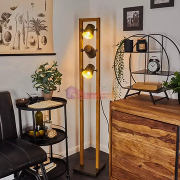 Lampadar BELL 150cm Lemn Design