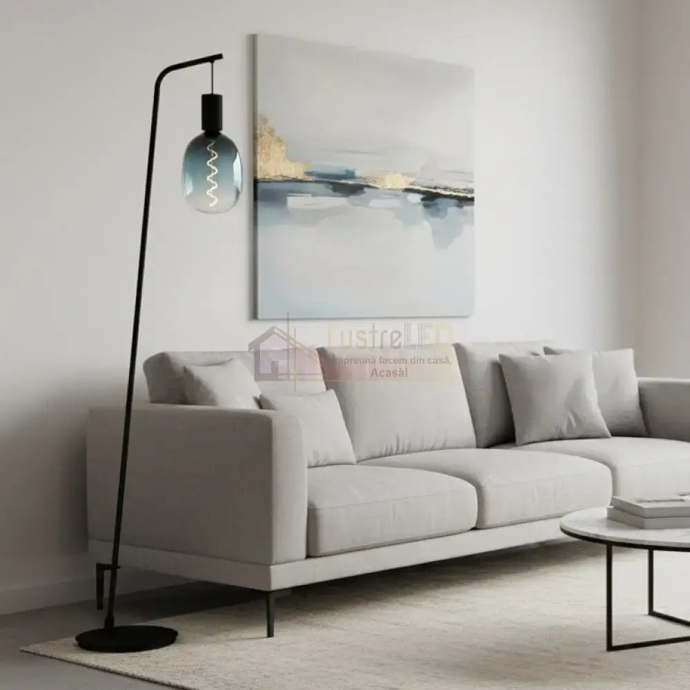 Lampadar CRANLEY Black 170CM Eglo