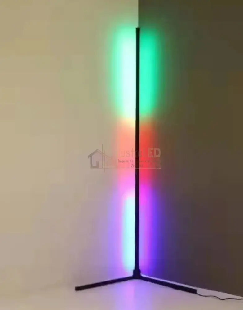 Lampadar Cu Telecomanda Si Lumini Rgb De Ritm Activare Sonora