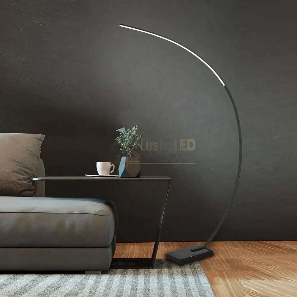 Lampadar LED PREMIUM 180cm BANGKOK Black lustreled.ro