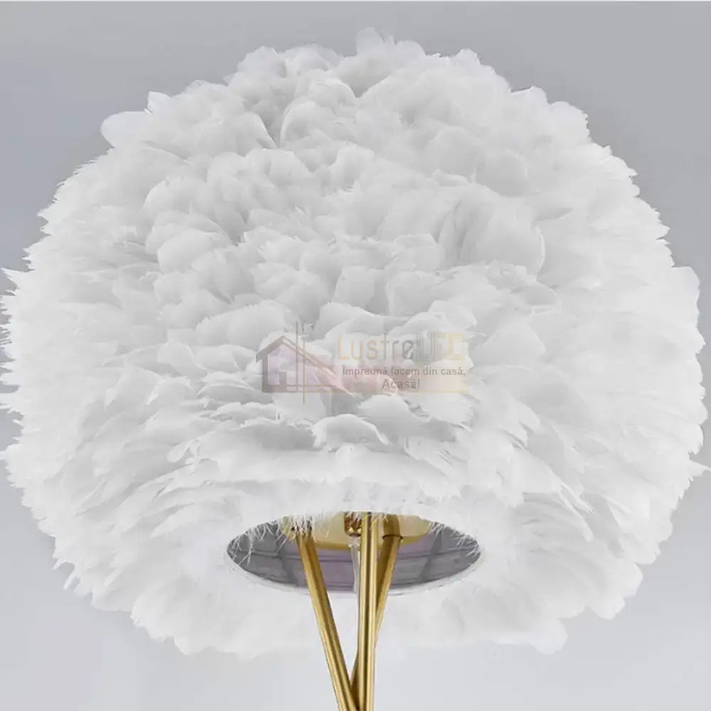 Lampadar Luxury Feather GOLD 160cm floorlamp