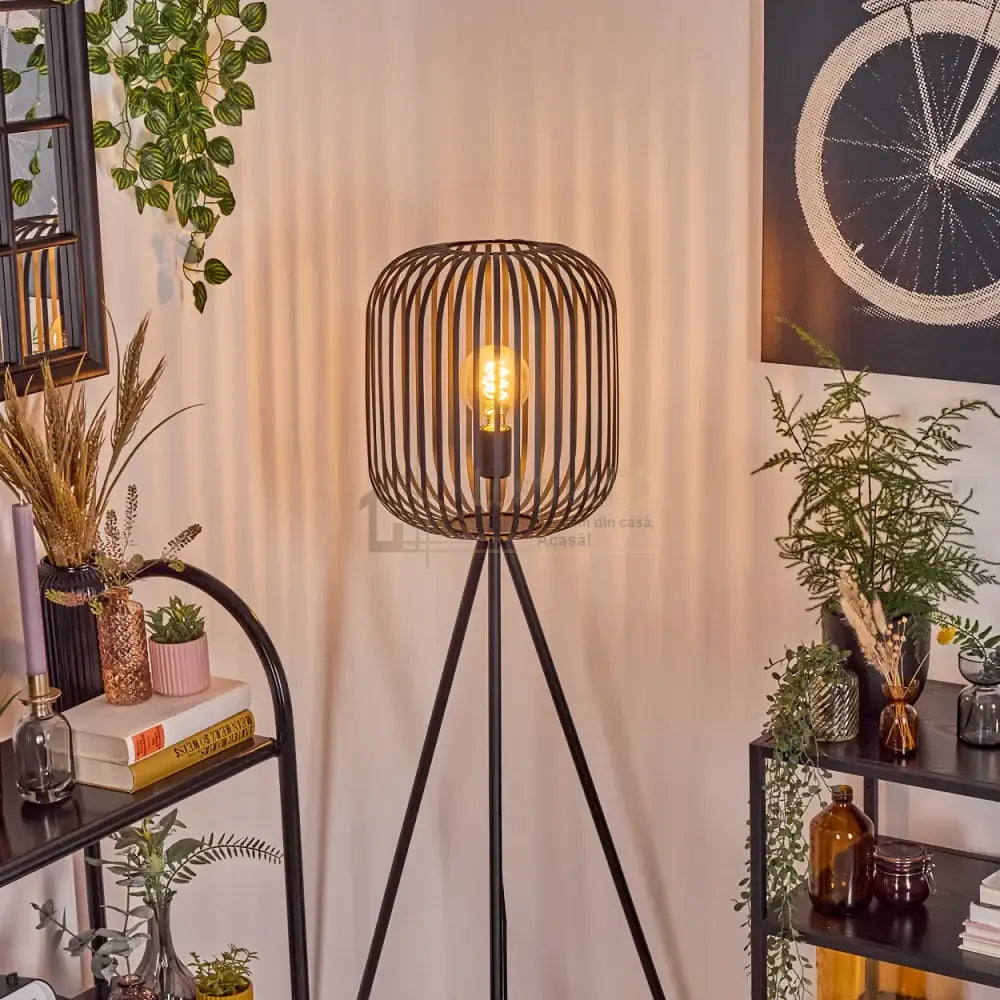 Lampadar ROMAZZINA Black 140CM