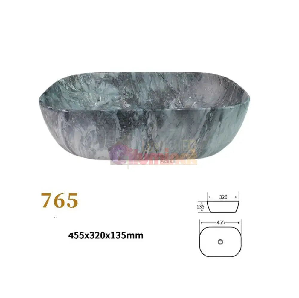 Lavoar Aplicat Luxury Line 45.5X32Cm G765 Bathroom Sink