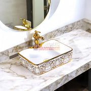 Lavoar Aplicat Luxury Line 48X37Cm G415 Baterie Inclusa Bathroom Sink
