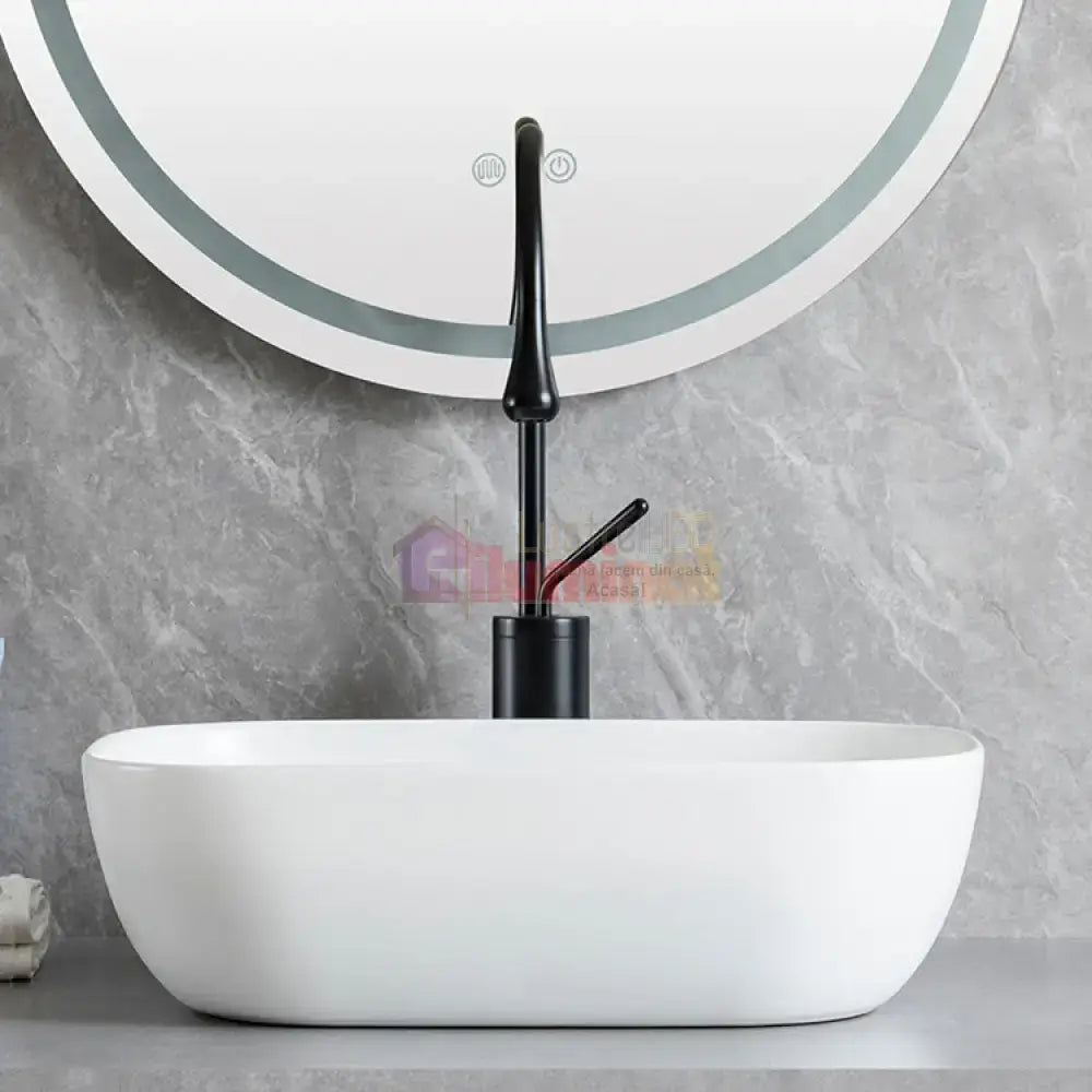 Lavoar Aplicat Modern Line 46X32Cm Hy-8018Amw Bathroom Sink