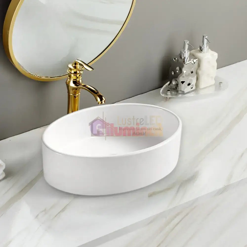 Lavoar Aplicat Modern Line 50X35.5Cm Hy-4003 Bathroom Sink