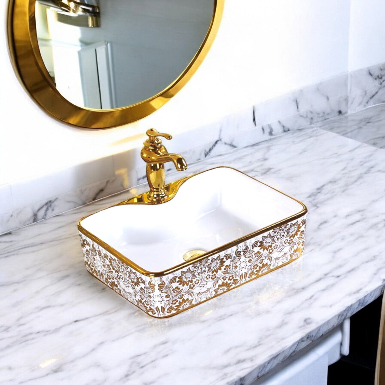 Lavoar Aplicat Luxury Line 48x37CM G415