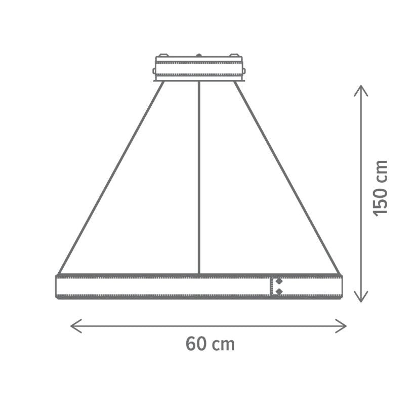 Lustra LED Suspendata LEATHER Unique. Square Black Echivalent 200W