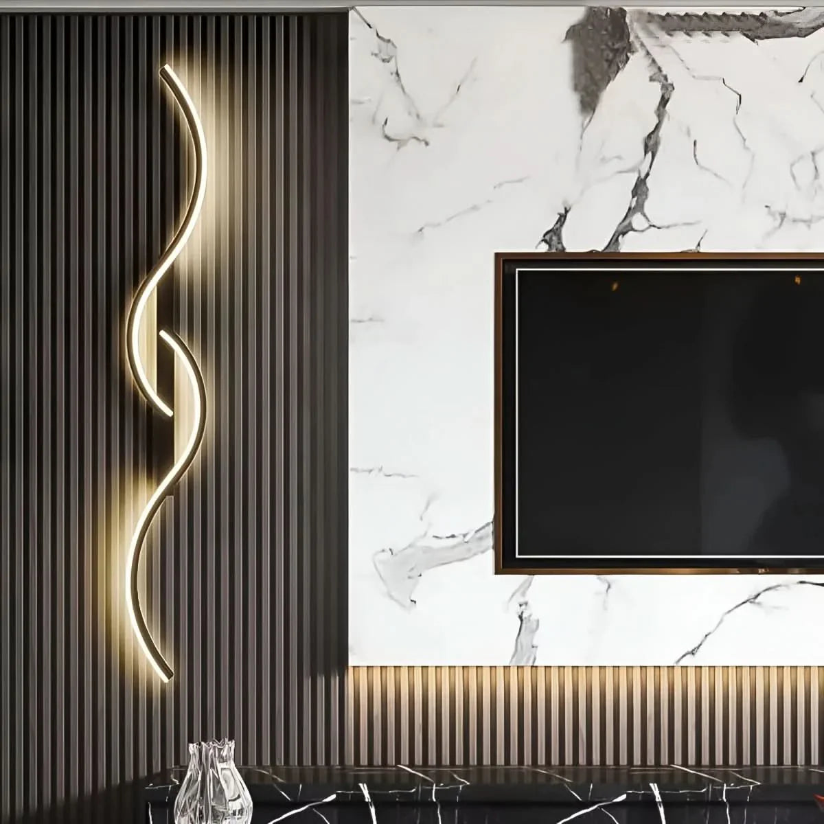Aplica LED Eternity Black 20W 80cm
